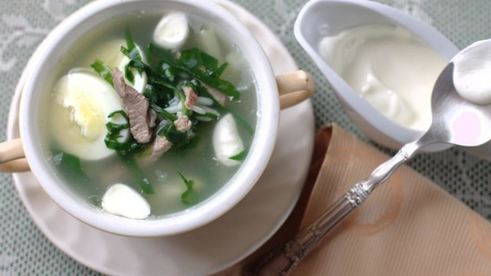 суп из щавеля с говядиной