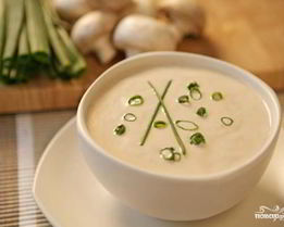 Суп из шампиньонов постный