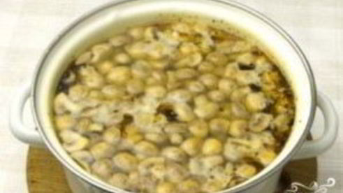 суп из шампиньонов постный