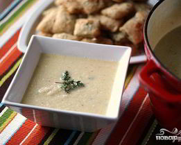 Суп из цветной капусты с сыром