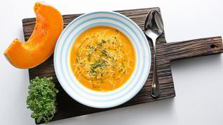 Суп из тыквы и яблока