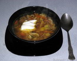 Суп из вешенок