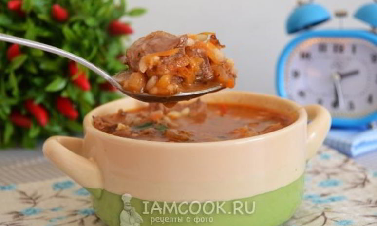 Рецепт супа харчо из баранины