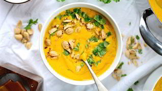 Имбирно-морковный суп-пюре