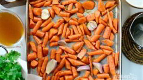 имбирно-морковный суп-пюре