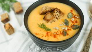 Картофельный суп-пюре с корнем сельдерея