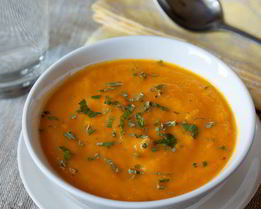 Холодный морковный суп-пюре