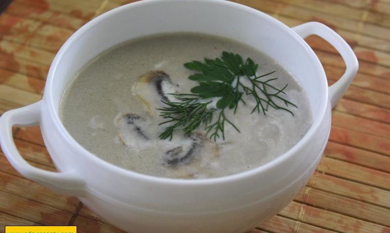Рецепт куриного супа пюре со сливками грудками и шампиньонами
