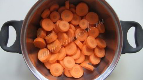 морковный суп-пюре с грушей