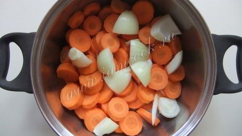 морковный суп-пюре с грушей