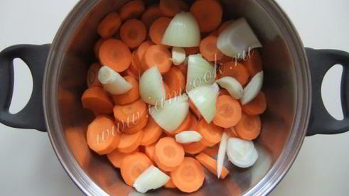 морковный суп-пюре с грушей