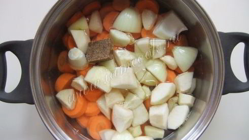 морковный суп-пюре с грушей