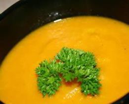 Морковный суп-пюре с имбирем