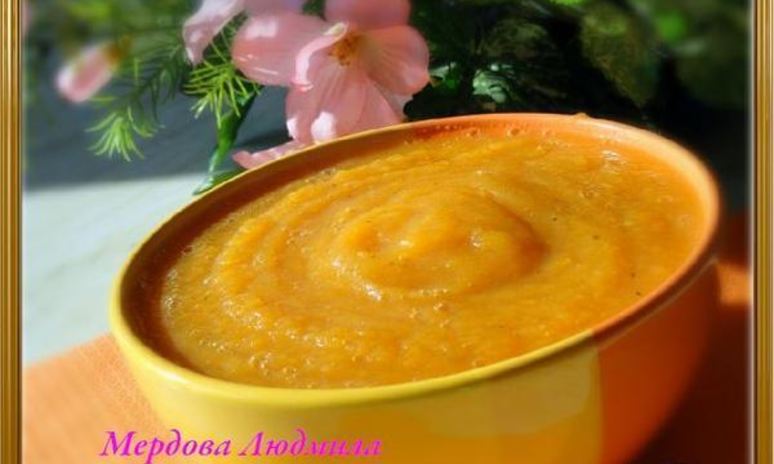 Рецепт морковного супа-пюре