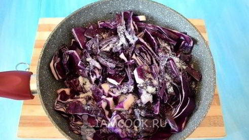 постный суп-пюре из красной капусты