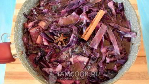 постный суп-пюре из красной капусты