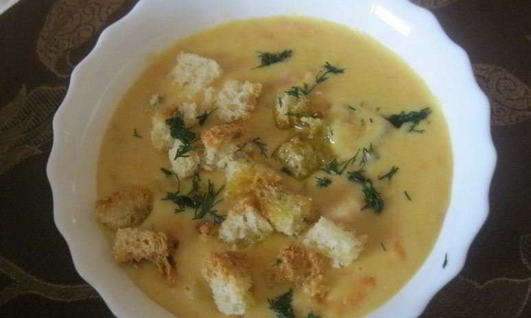 Рецепт супа-пюре гороховый с копченостями