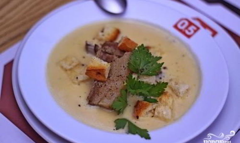 Рецепт супа-пюре горохового с курицей