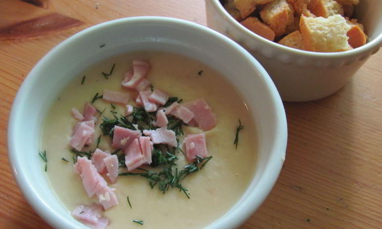 Рецепт супа-пюре из белой фасоли с розмарином