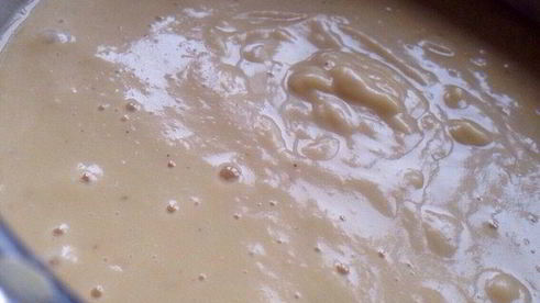 суп-пюре из белой фасоли