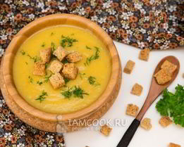 Суп-пюре из белокочанной капусты