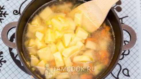 суп-пюре из белокочанной капусты