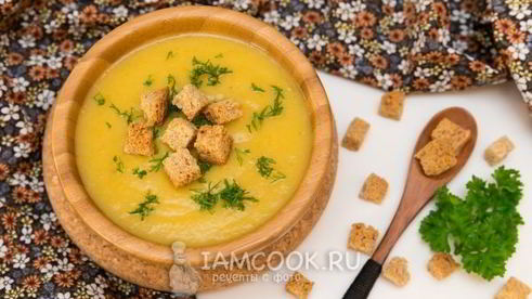 суп-пюре из белокочанной капусты