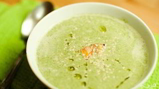 Суп-пюре из брокколи без картофеля