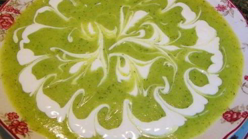 суп-пюре из кабачков цукини