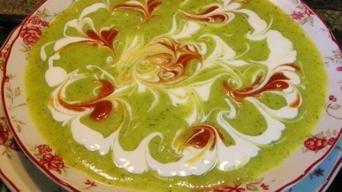 суп-пюре из кабачков цукини