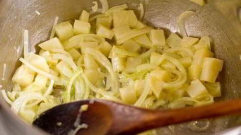 суп-пюре из кислой капусты