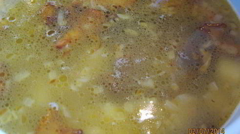 суп-пюре из лисичек