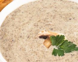 Суп-пюре из шампиньонов