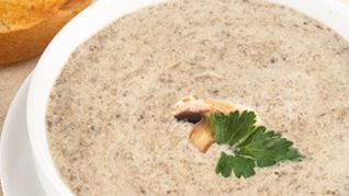 Суп-пюре из шампиньонов