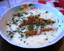 Суп-пюре из цветной капусты