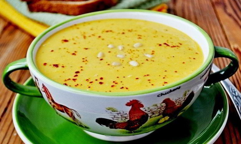 Рецепт супа-пюре из тыквы с тахини