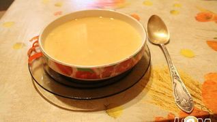 Суп-пюре с консервированным лососем