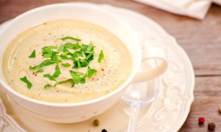 Рецепт супа-пюре с куриной печенкой и цуккини