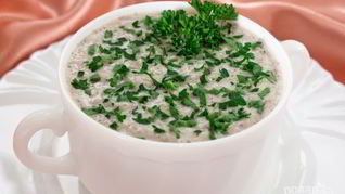 Суп-пюре с шампиньонами