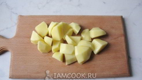 суп-пюре с тыквой и сухариками