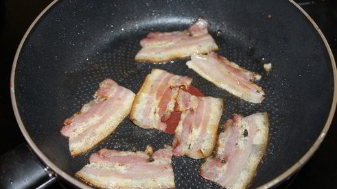 тыквенно-картофельный суп-пюре с беконом