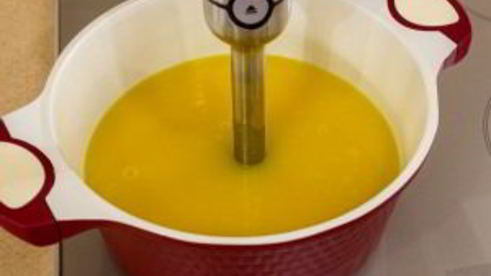 тыквенный суп-пюре с ароматными сухариками