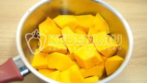 тыквенный суп-пюре с сыром