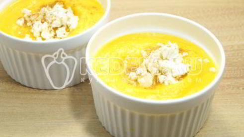 тыквенный суп-пюре с сыром