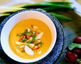 Вегетарианский суп-пюре из батата