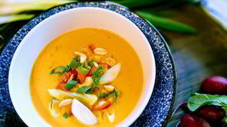 Вегетарианский суп-пюре из батата