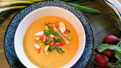вегетарианский суп-пюре из батата