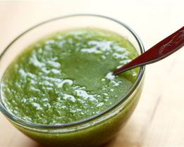 Зеленый сельдерейный суп-пюре