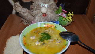 Суп рыбный из горбуши консервы