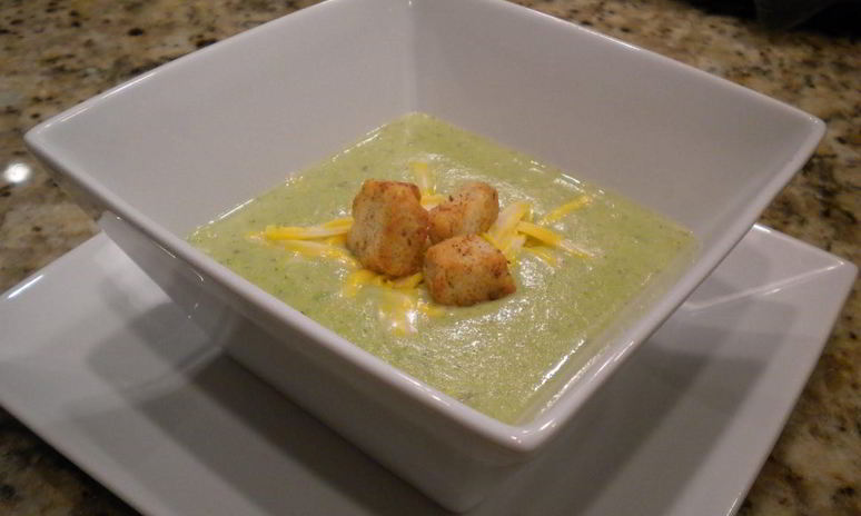 Рецепт супа с брокколи и сыром по-быстрому